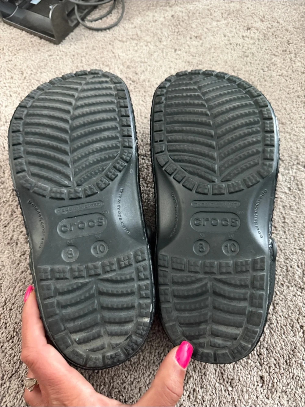CROCS Men’s or women’s NBA Like New size 8 men’s